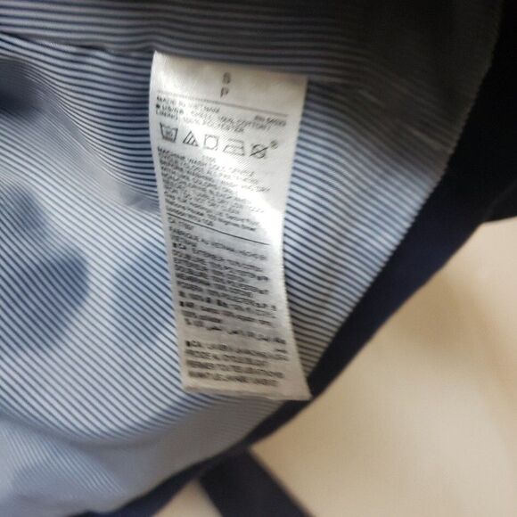 GAP Women's Navy Blue Trench Coat Fully Lined Double Breasted S Pre Owned Good - Picture 7 of 15